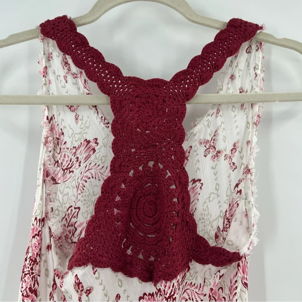 Poupette St Barth Katie Maxi Dress in Pink Parrot Batik Rambo size Small - Picture 5 of 12